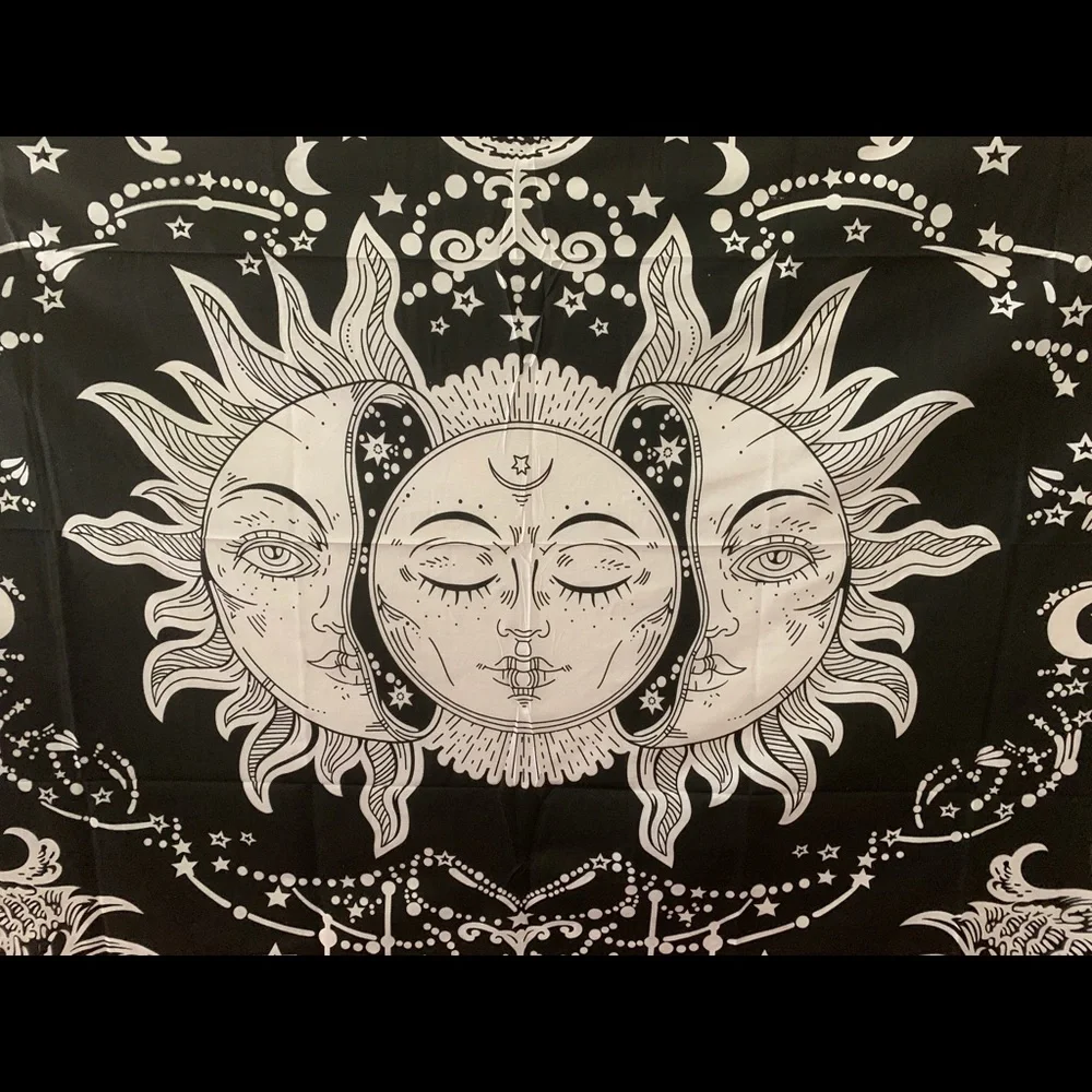 Sun And Moon Cosmic Tapestry